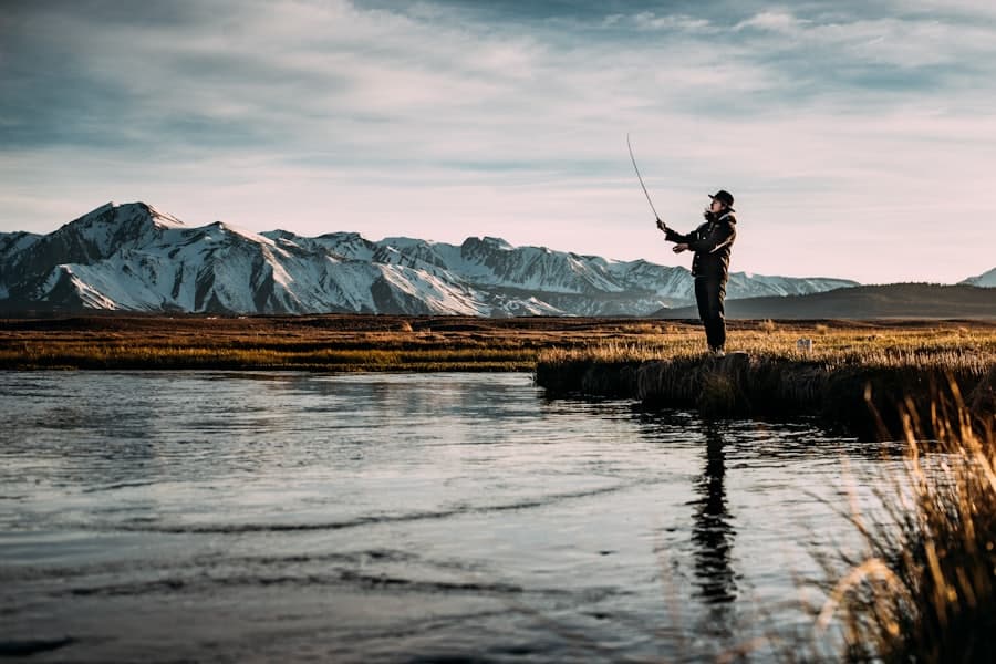 Angler an einem Vereinsgewässer
